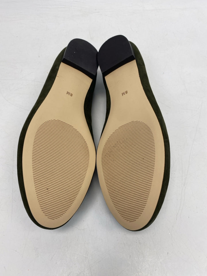 NWOT Talbots US Shoe Size 8 Dark Green Flats