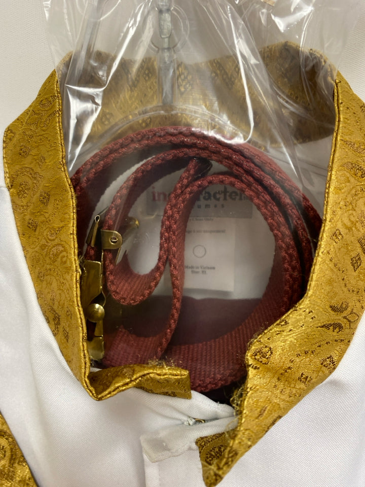 White/Gold Burgundy Halloween