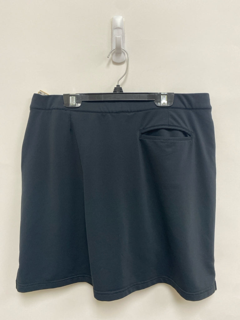 Masters Collection Size L Black Athletic Skort