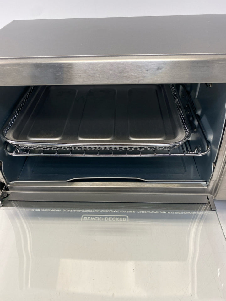 Black and Decker Silver Toaster Oven