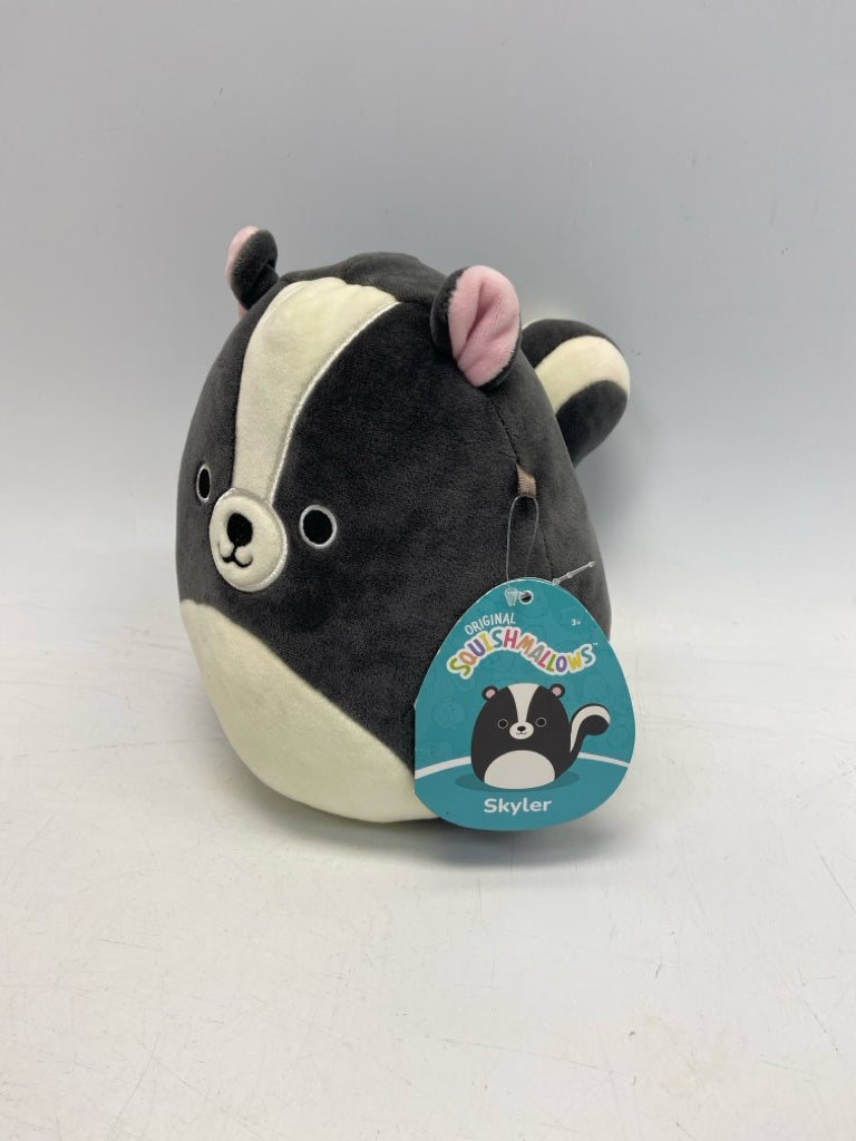 NWT Squishmallows Gray Cream Stuffed Animal