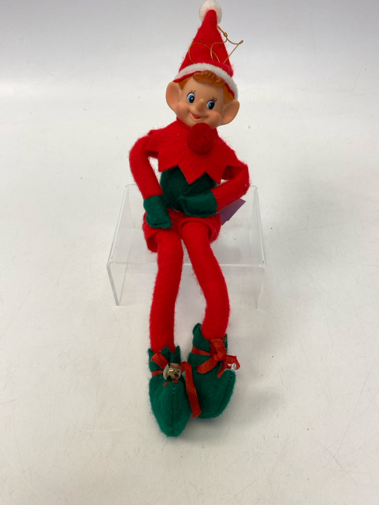 Red Green Stuffed Fabric Ornaments