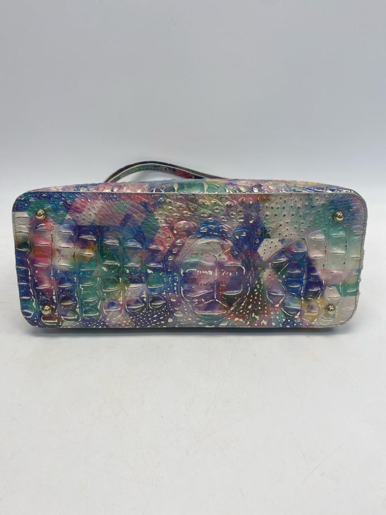 Brahmin Multi-Color Gold Embossed Handbag