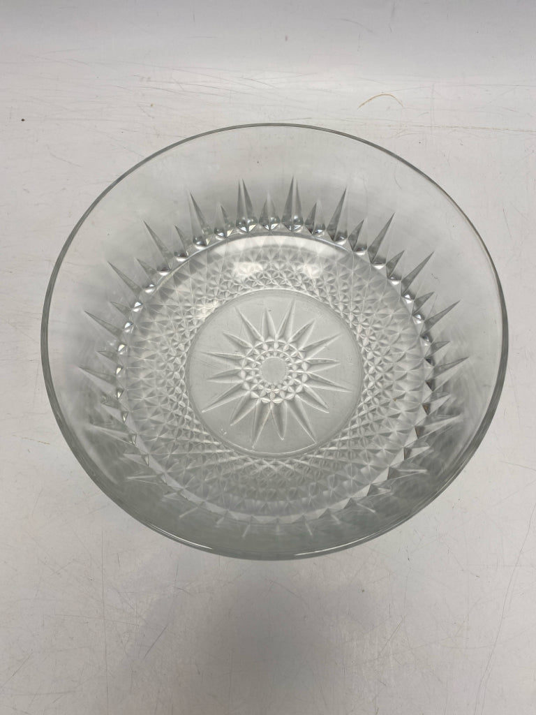 Clear Sunburst Glass Bowl(s)