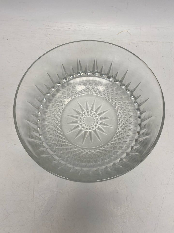 Clear Sunburst Glass Bowl(s)