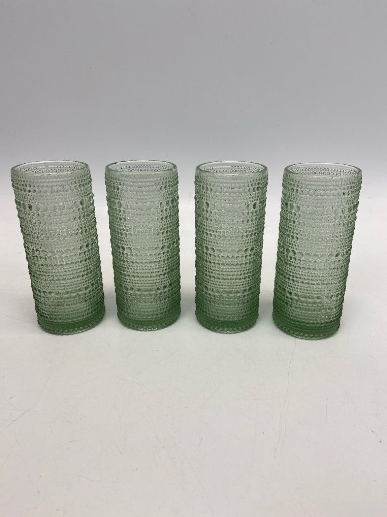 Sage Dots Glass Glassware