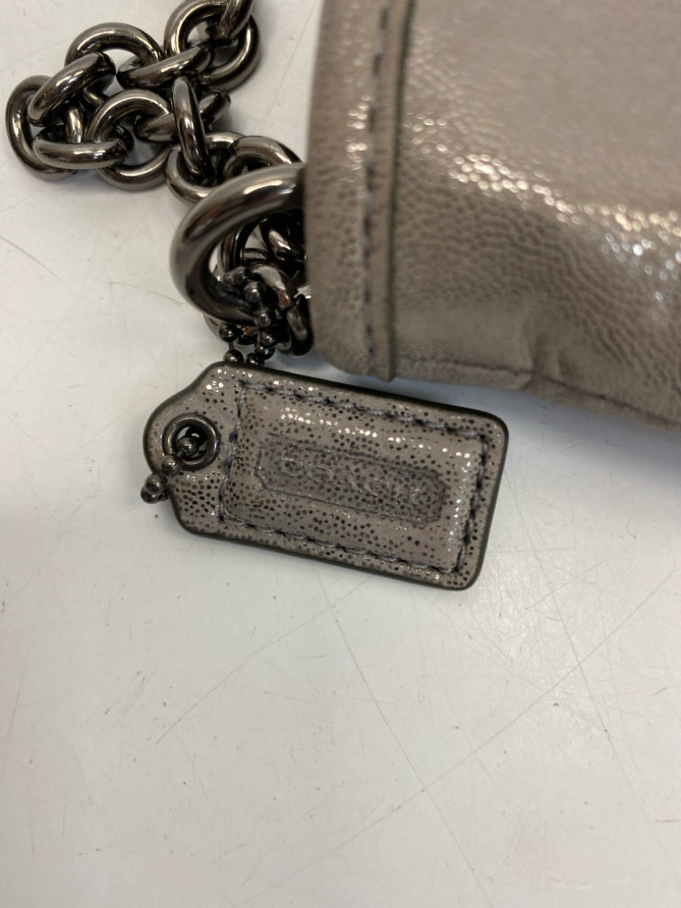Coach Gray Shimmery Handbag