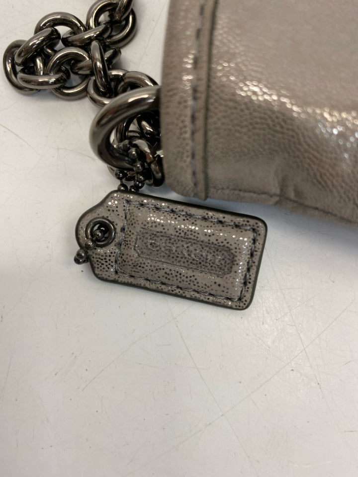 Coach Gray Shimmery Handbag