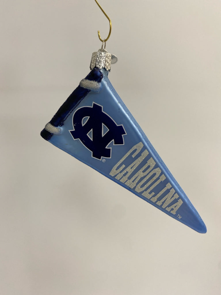 Old World Christmas Blue White UNC Ornaments