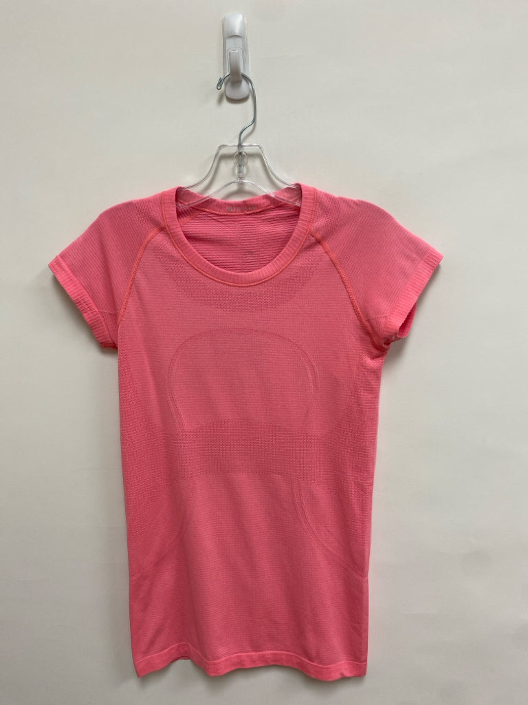 Lululemon Size 6 Neon Pink Athletic Top