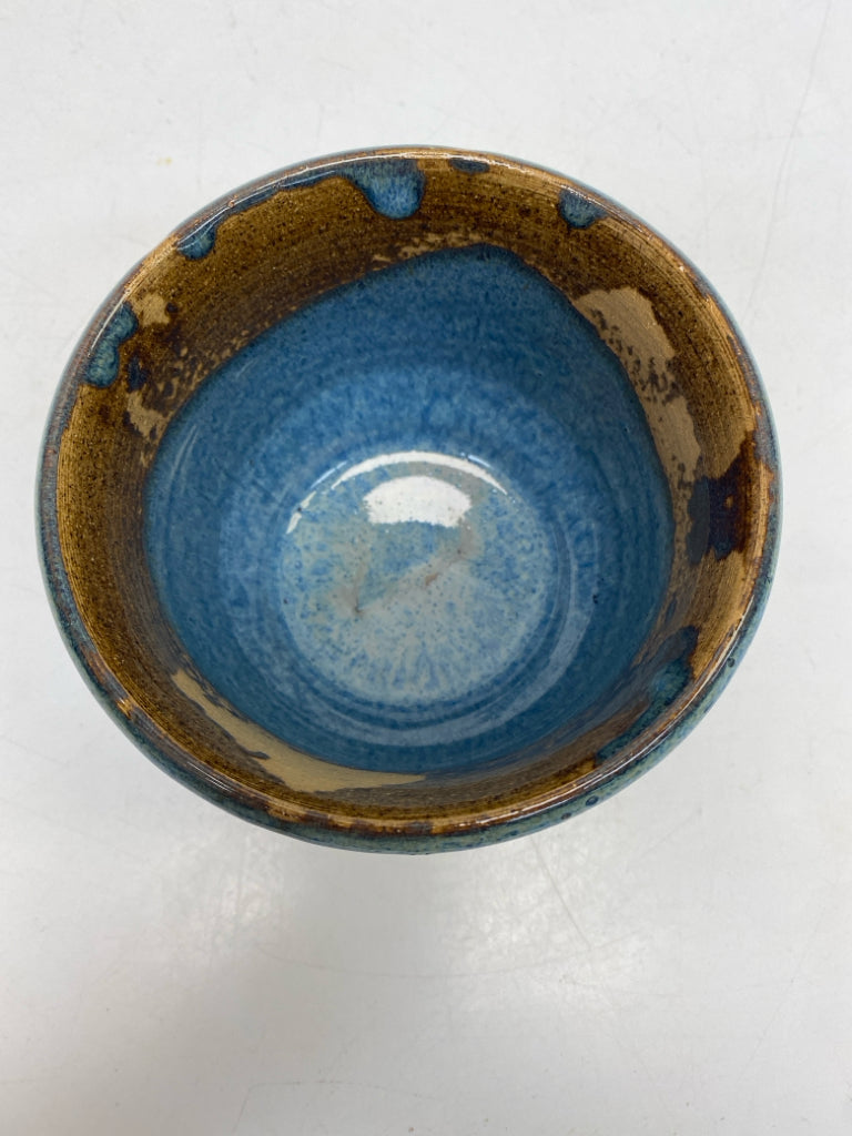 Blue Brown Pottery