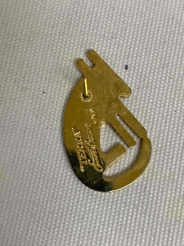 Black/Gold Multi Color Dogs Earrings