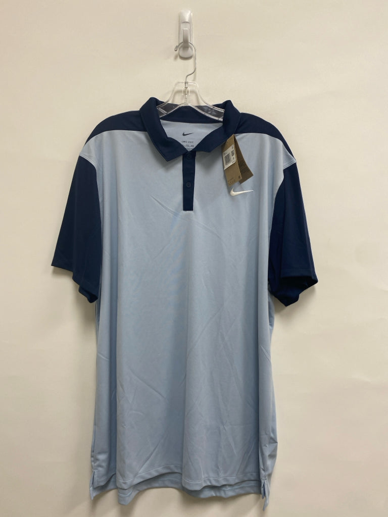 NWT Nike Size XXL Navy Blue Polo Men&