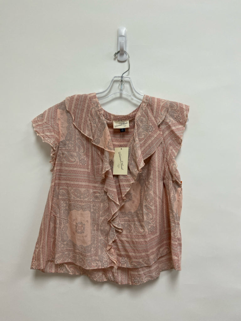 NWT Universal Thread Size XL Light Pink Gray Paisley Ladies Top