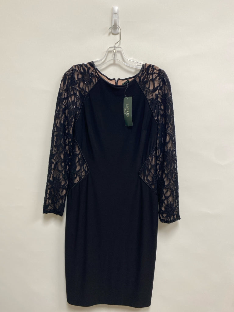 NWT Lauren Ralph Lauren Size 10 Black Lace Ladies Dress