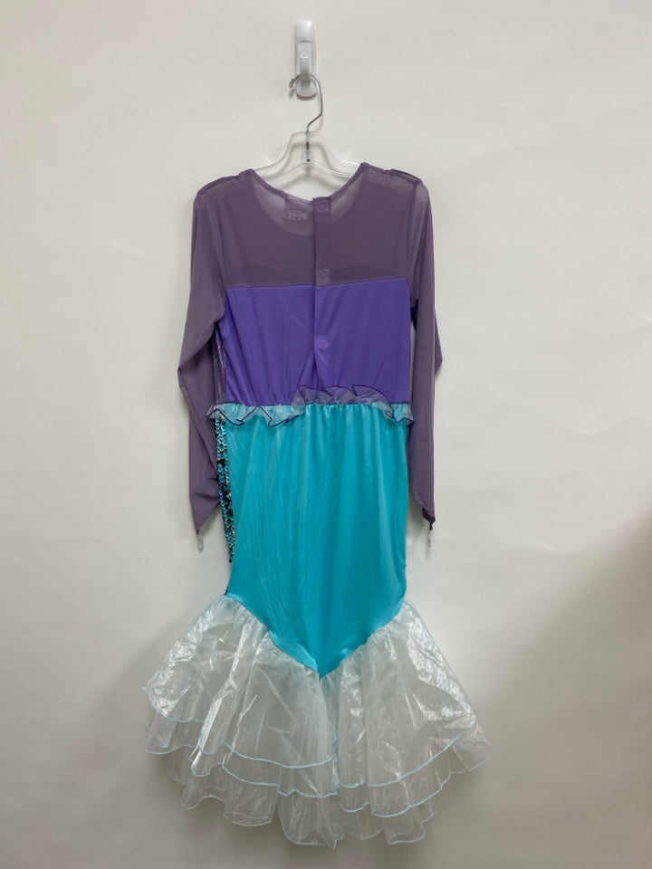 SIZE L Purple/Pink Turquoise Mermaid Girl&