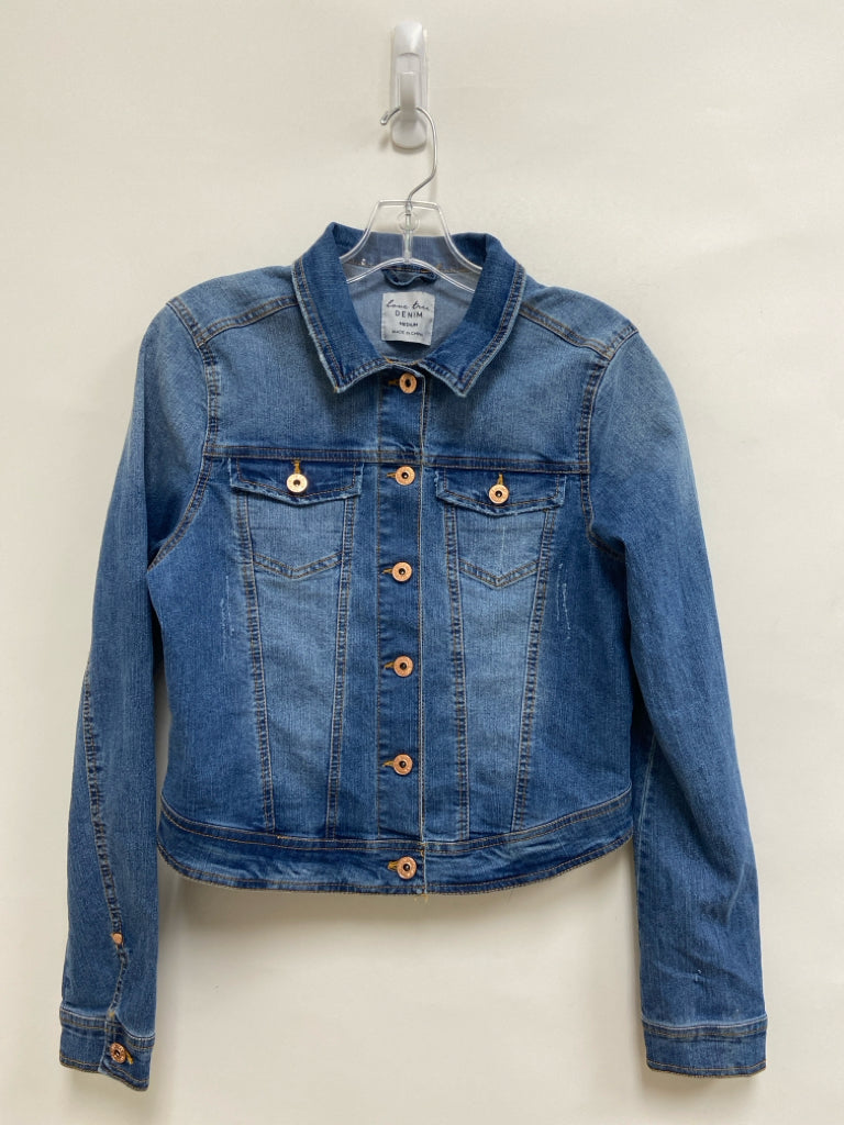 LOVE TREE Size M Faded Blue Button Up Denim Ladies Jacket