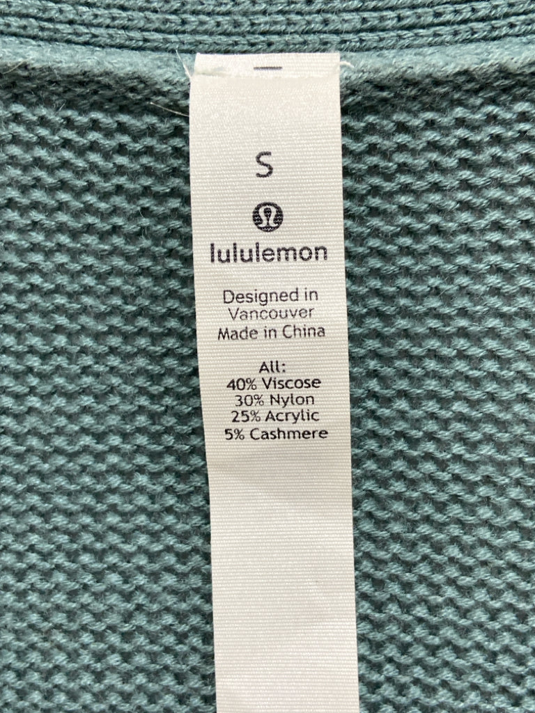 Lululemon Size S Seafoam Drape Ladies Sweater