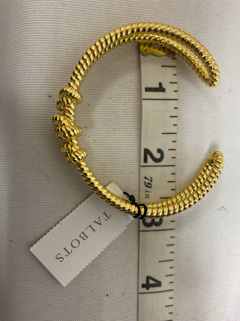 NWT Talbots Gold Color Twisted Bracelet