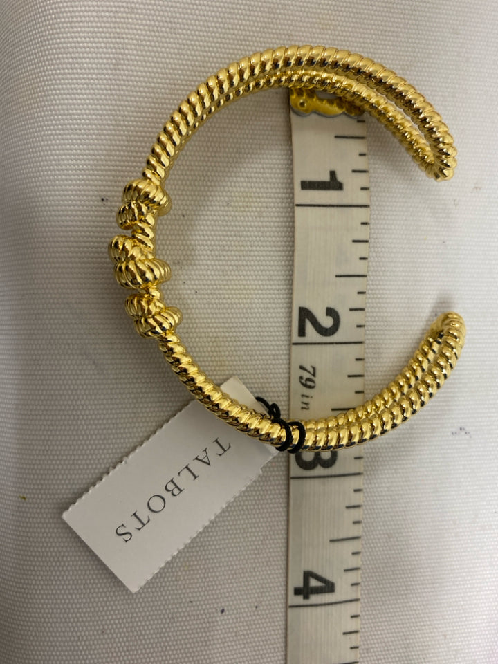 NWT Talbots Gold Color Twisted Bracelet