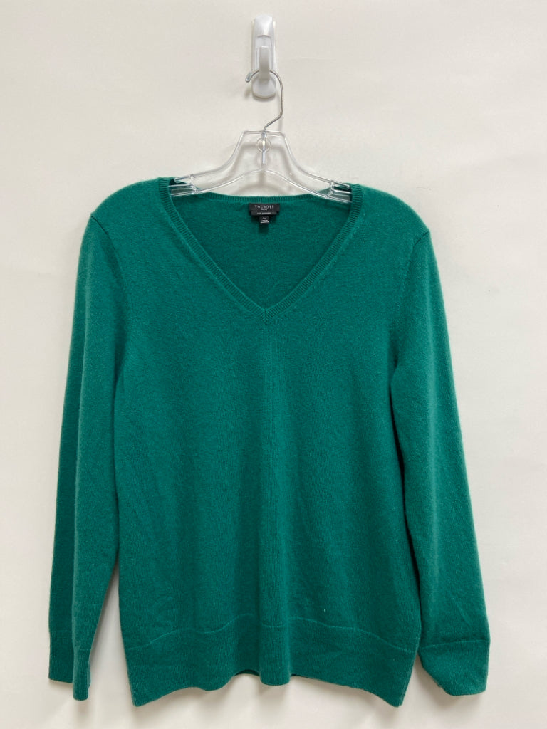 Talbots Size LP Green Petite Sweater