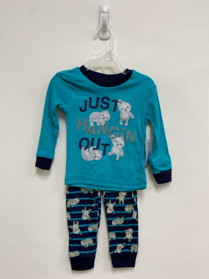 NWT SIZE 2T Turquoise Navy Boy&