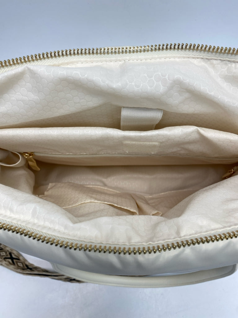 Cream Duffle Bag