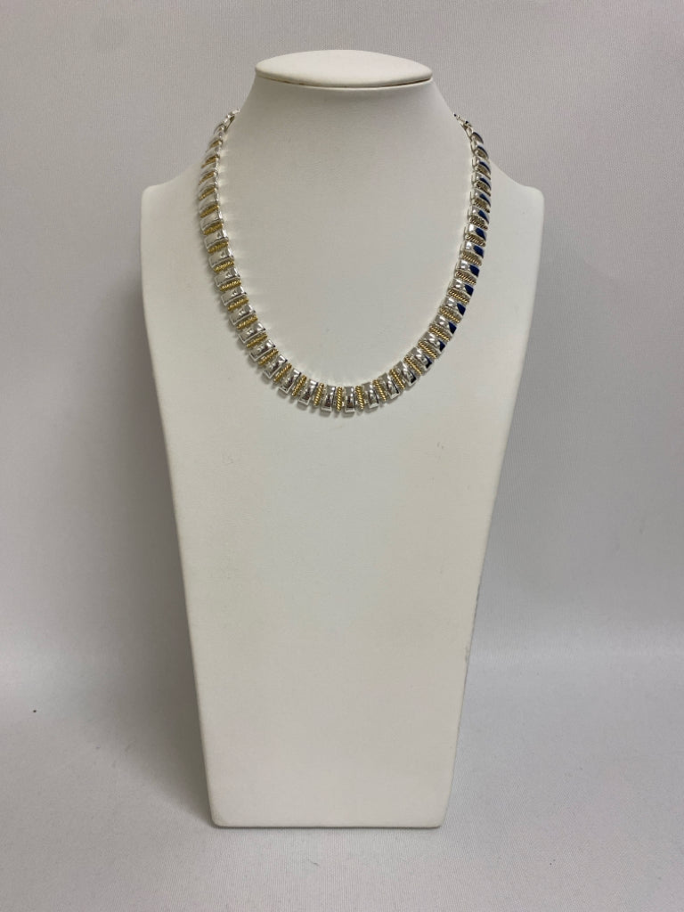 NWT Napier Silver Color Gold Color Necklace
