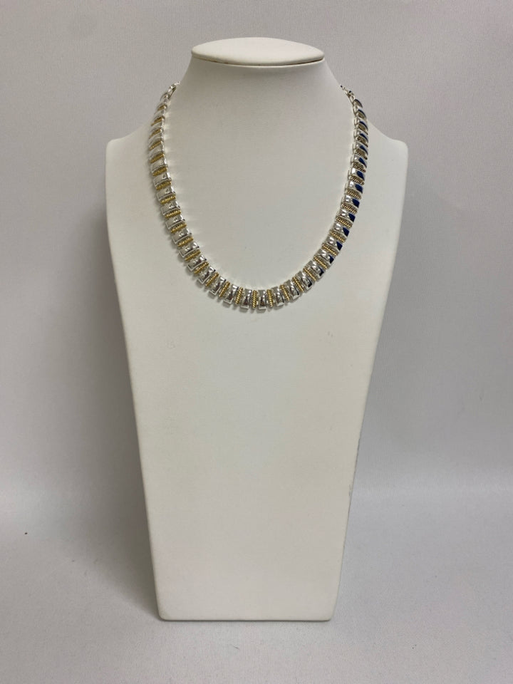 NWT Napier Silver Color Gold Color Necklace