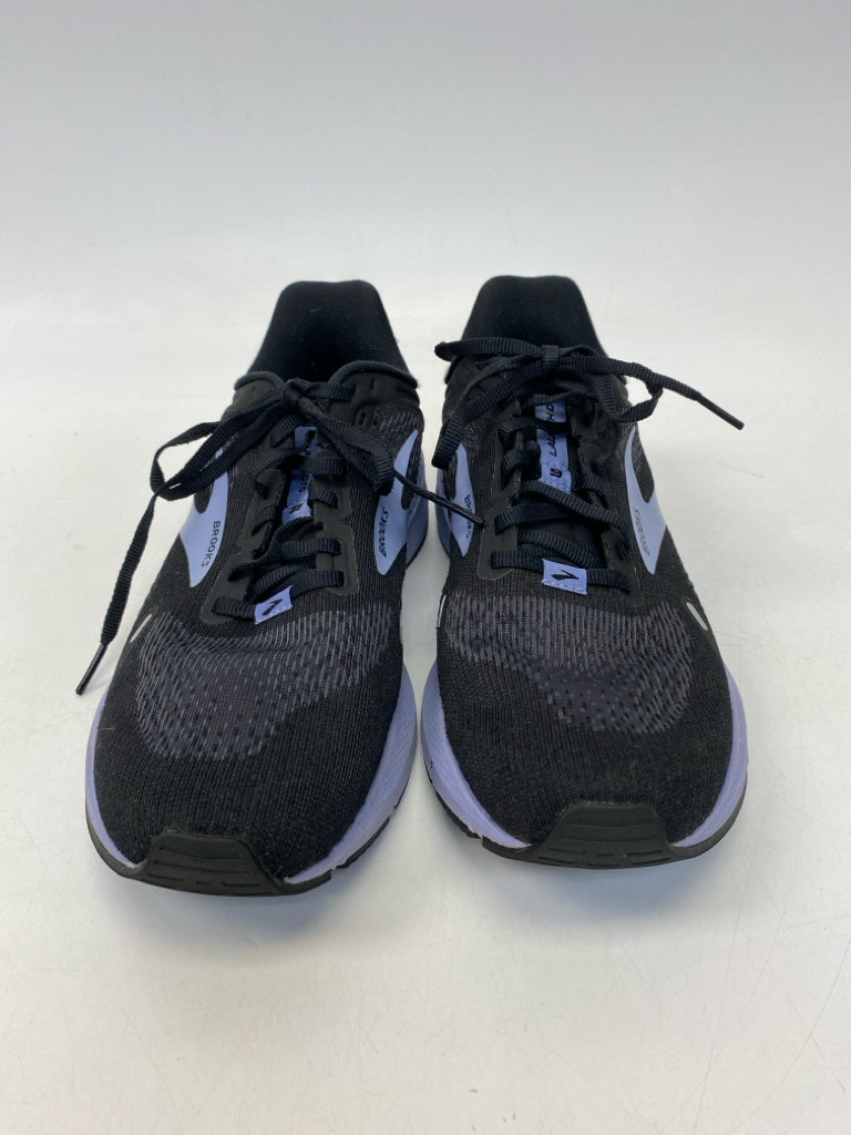 Brooks US Shoe Size 9.5 Black Purple Lace-up Sneakers