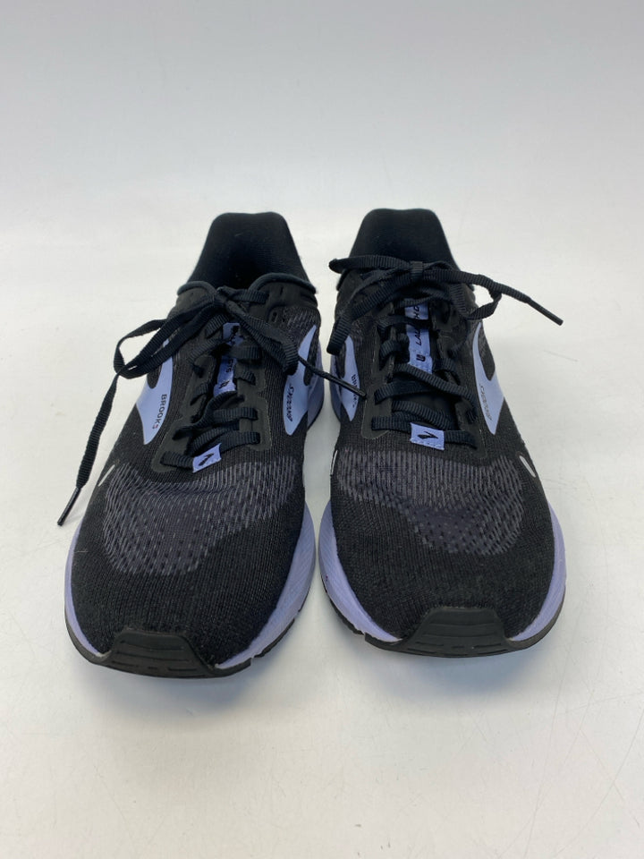 Brooks US Shoe Size 9.5 Black Purple Lace-up Sneakers