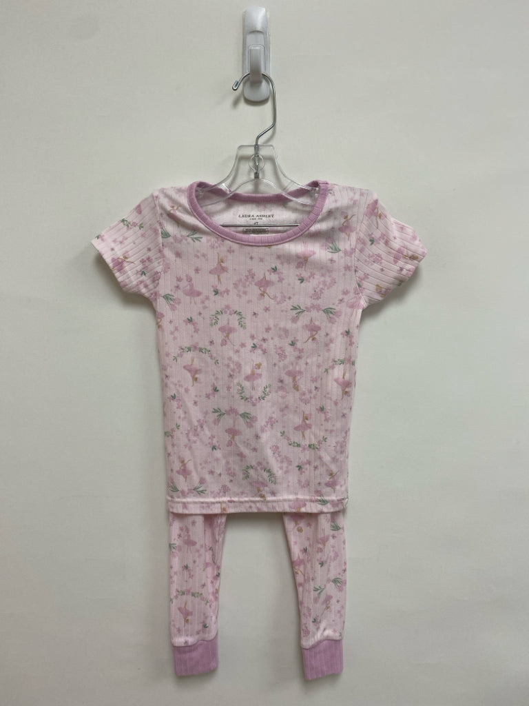 Laura Ashley SIZE 4T Pink Green/Beige Ballerina(s) Girl&