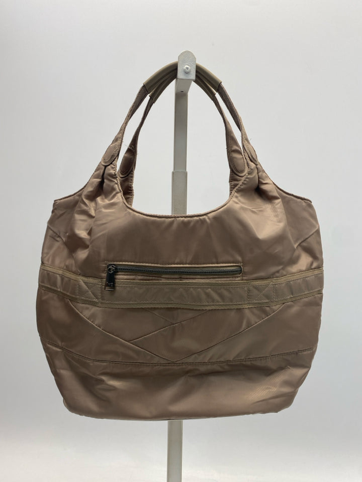 Lug Brown Nylon Tote Bag
