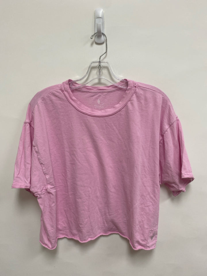 Free People Size S Pink Cropped Ladies Top