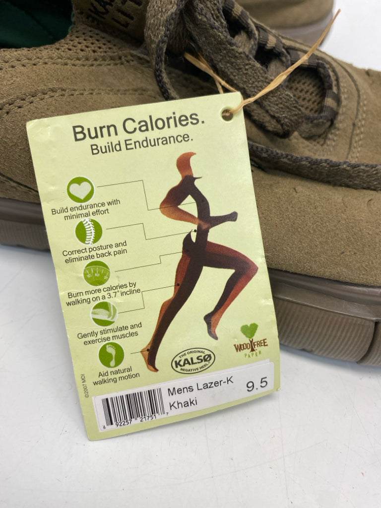 NWT Earth Size 9.5 Brown Lace-Up Men&