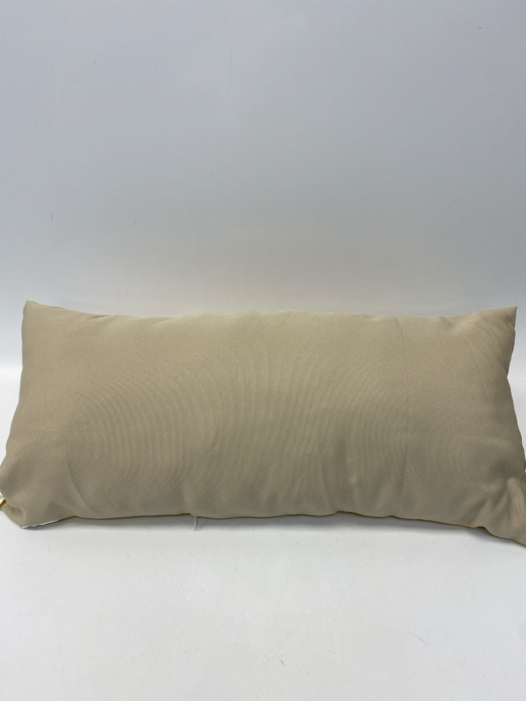 Natural Gold Words Pillow