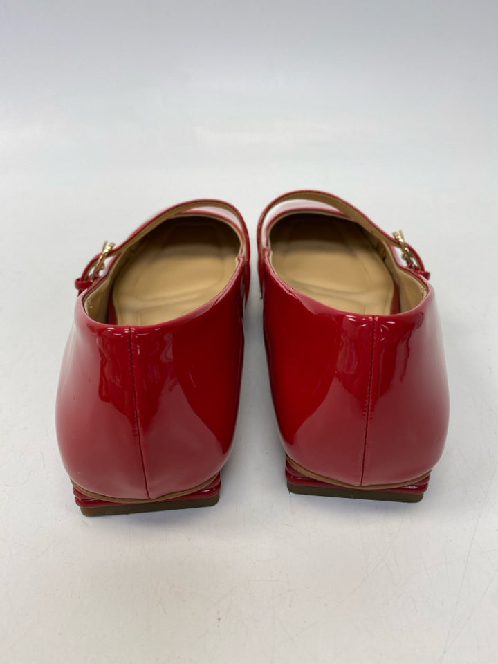 Franco Sarto  Size 9 Red Patent Flats