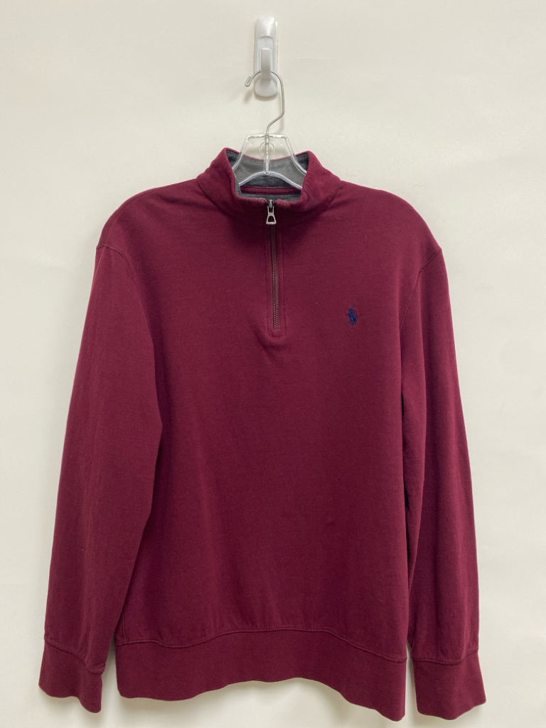 Polo Size M Burgundy Polo Men&