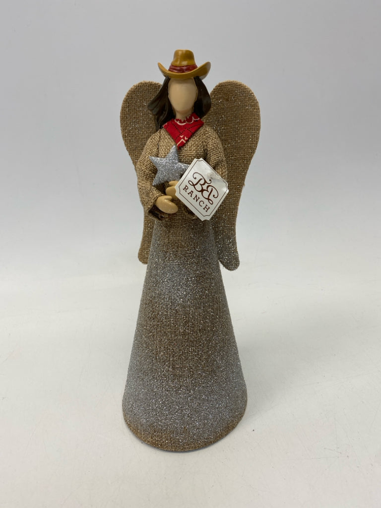 NWT Brown/Silver Glitter Christmas