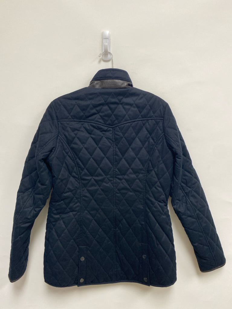 Dubarry of Ireland Size 36 Black Quilted Zip Down Ladies Jacket