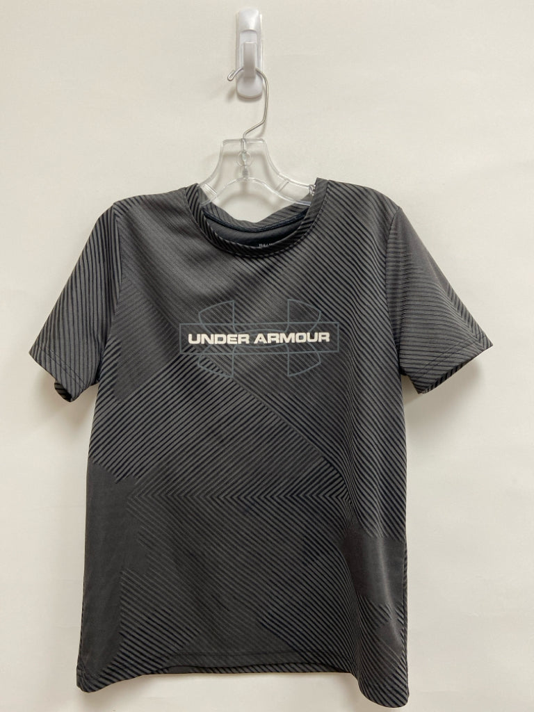 Under Armour SIZE 14/16 Dark Gray Black Boy&