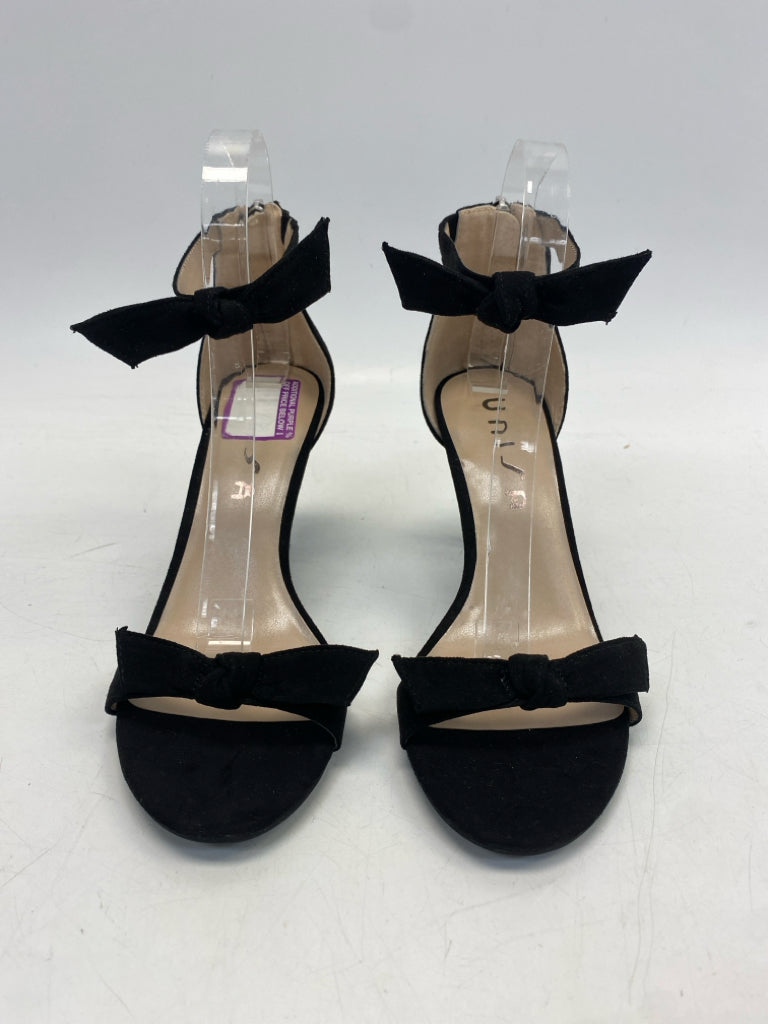 Unisa US Shoe Size 8 Black Bow(s) Heels