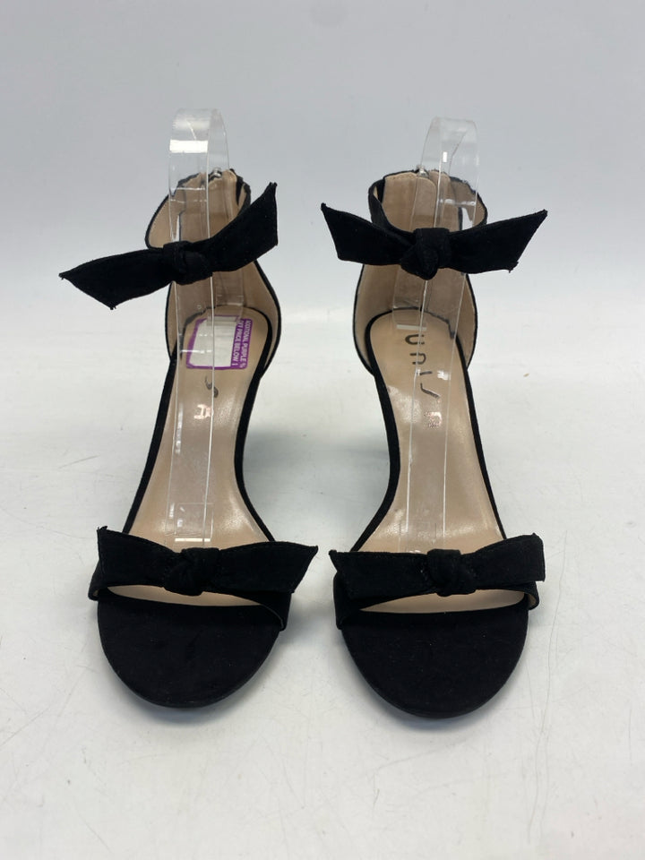 Unisa US Shoe Size 8 Black Bow(s) Heels