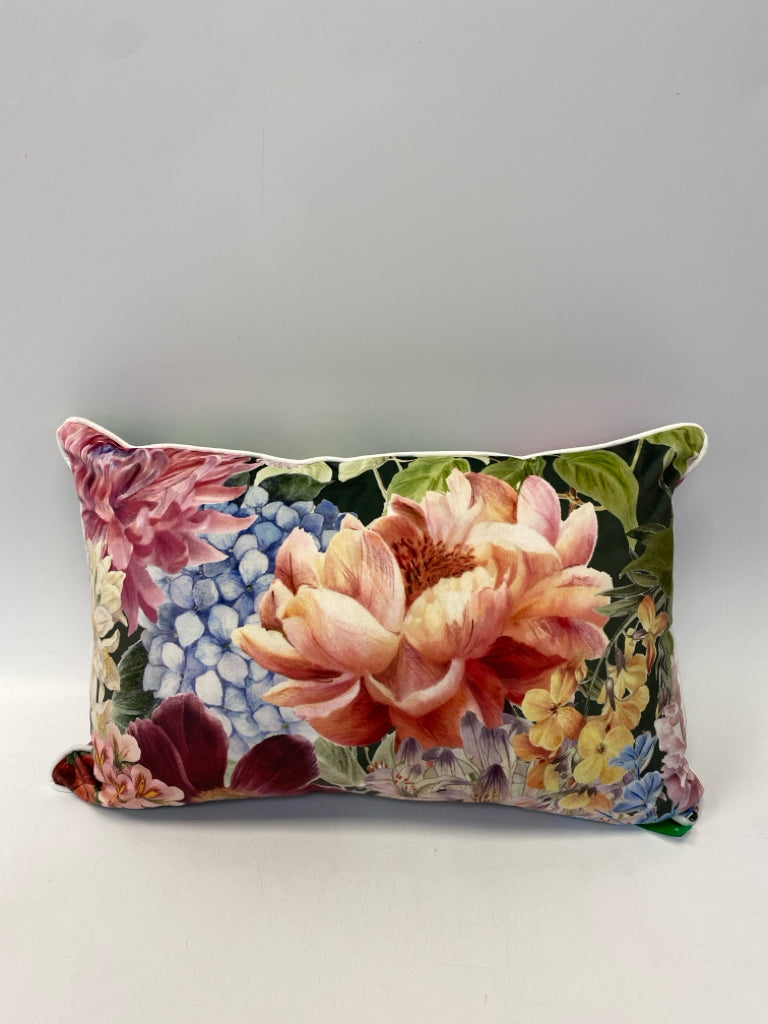 Multi Color Floral Pillow