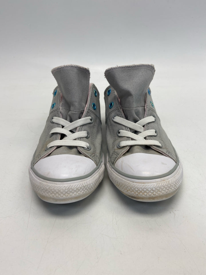 Converse SIZE 4 Gray Canvas Girl&