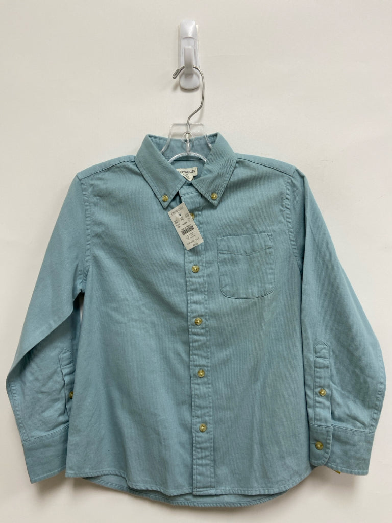 NWT Crew Cuts SIZE 6/7 Seafoam Long Sleeve Boy&