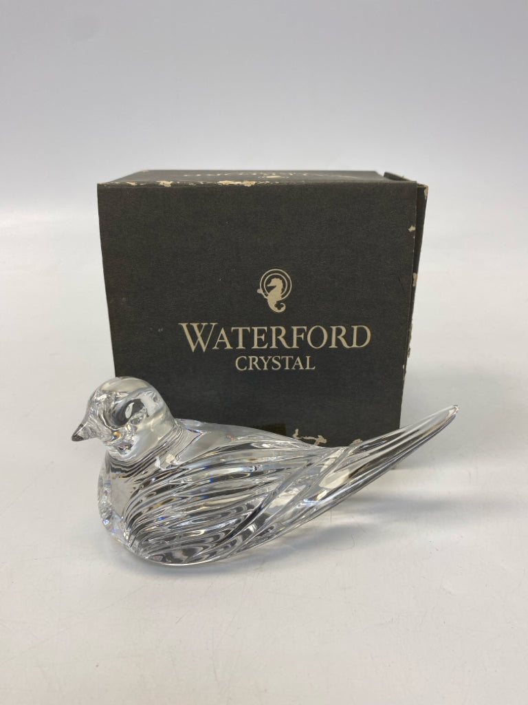 Waterford Clear Crystal Paperweight