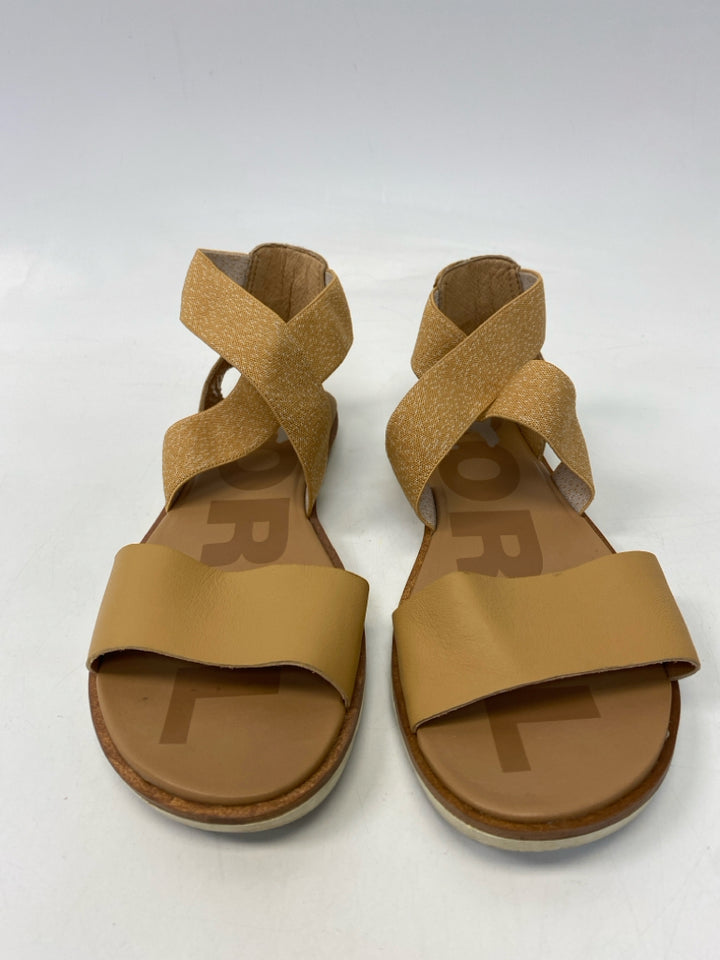 Sorel  Size 7 Butterscotch Sandals