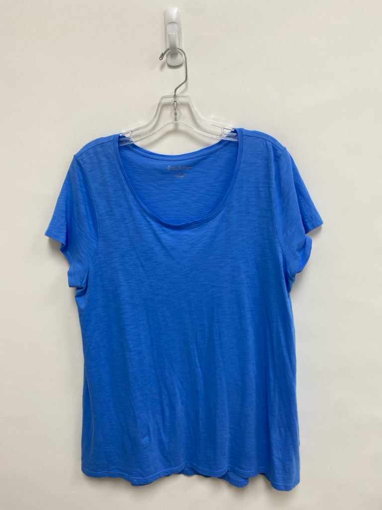 LILLY PULITZER Size L Blue Ladies Top