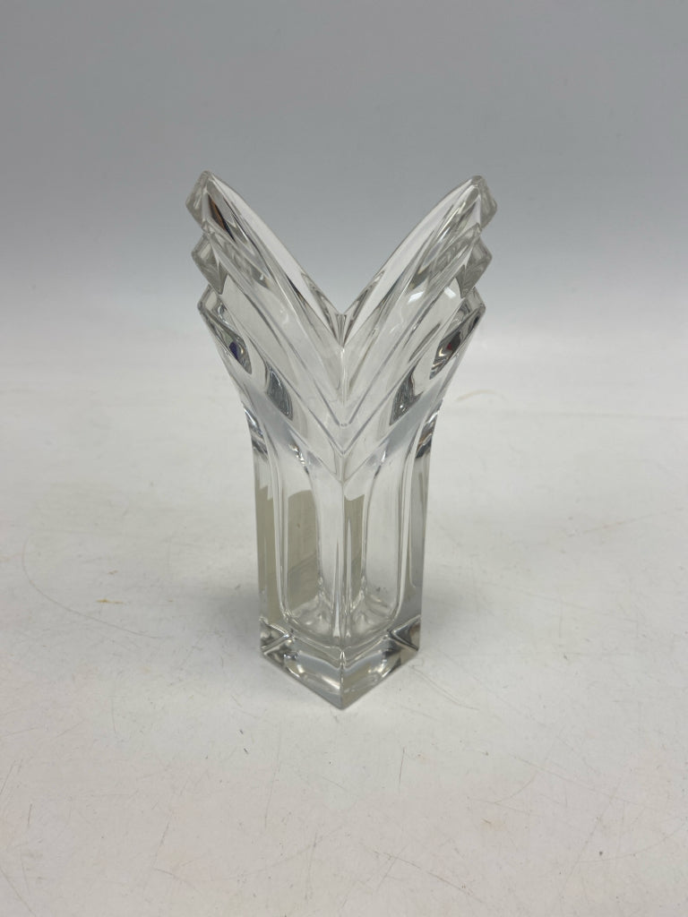 Mikasa Clear Glass Vase